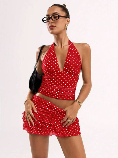 Sorielle Summer Polka Dot Set