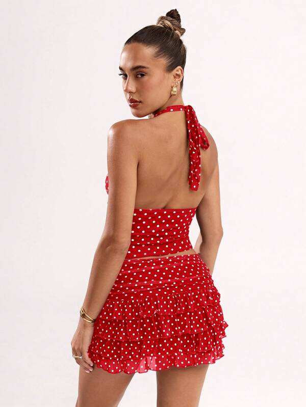 Sorielle Summer Polka Dot Set