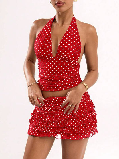 Sorielle Summer Polka Dot Set