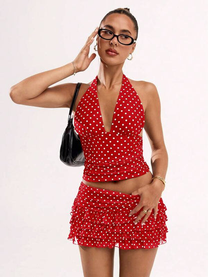 Sorielle Summer Polka Dot Set