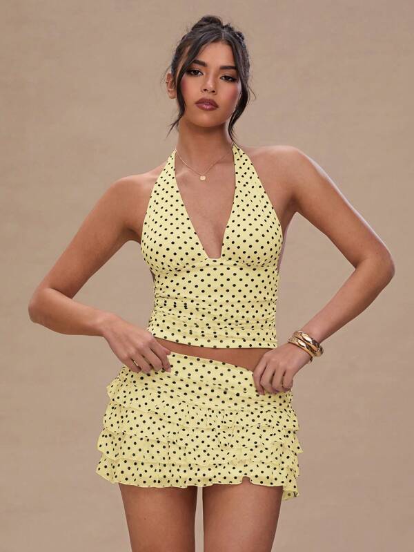 Sorielle Summer Polka Dot Set