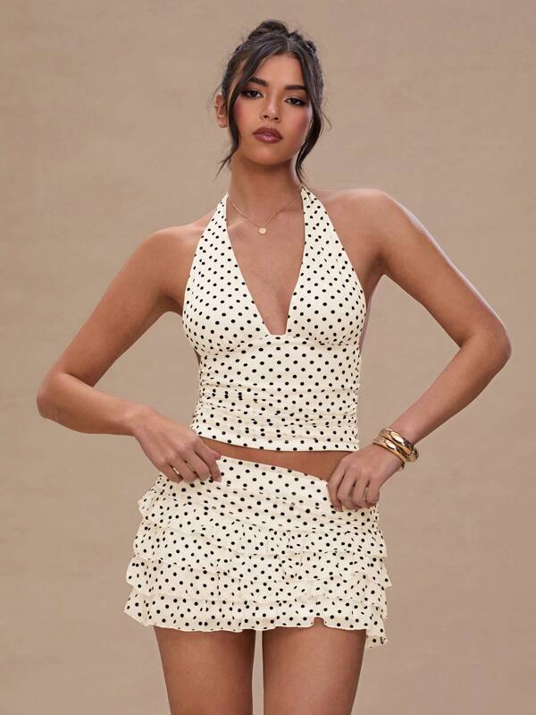 Sorielle Summer Polka Dot Set