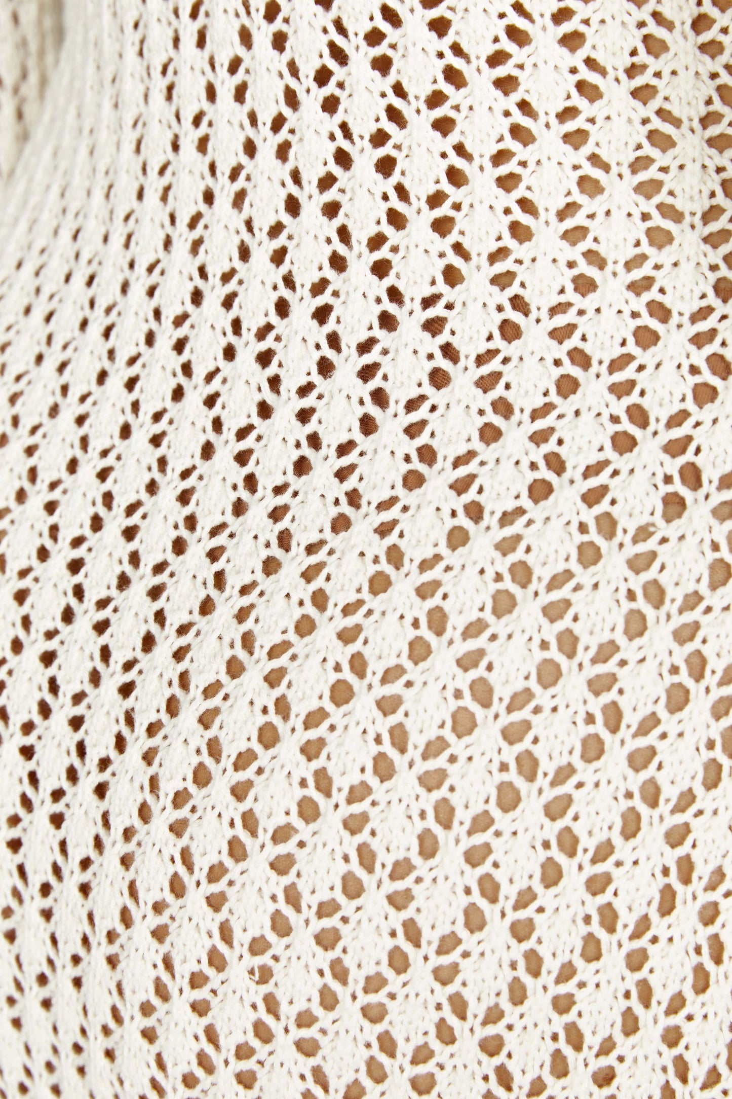 Sorielle Crochet Fishtail Flare Sleeve Maxi Dress