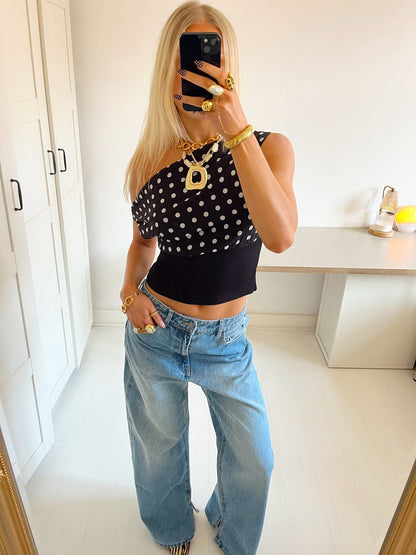 Sorielle Polka Dotted Top