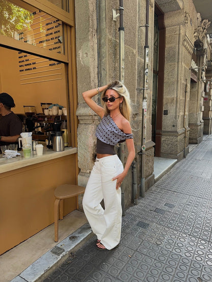 Sorielle Polka Dotted Top