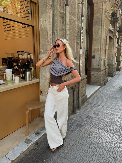 Sorielle Polka Dotted Top